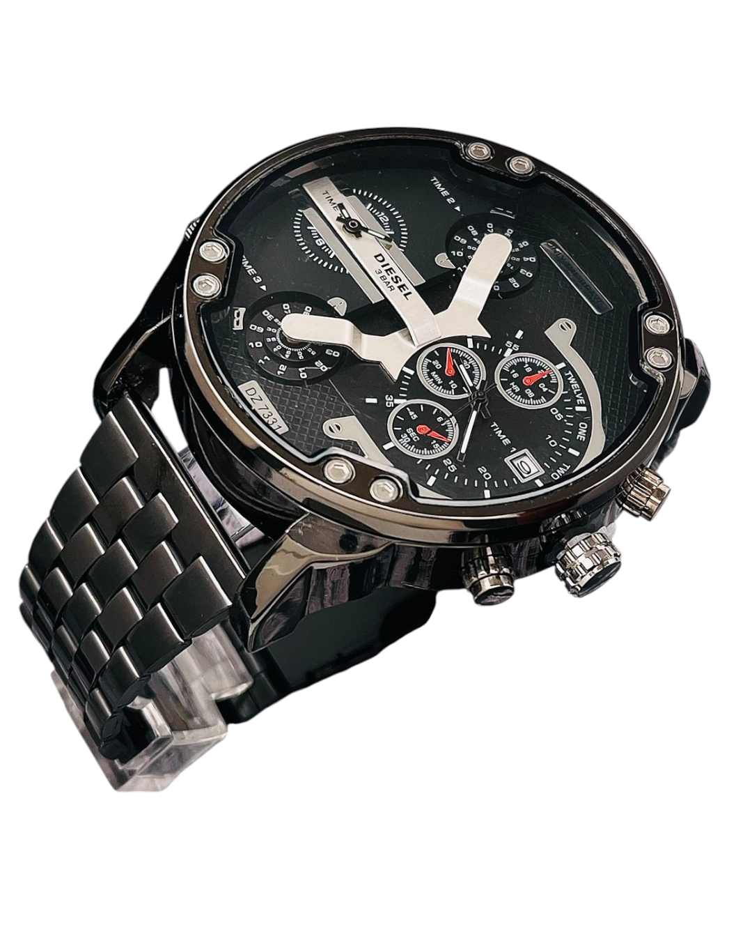 Reloj Diesel Time Negro-Blanco
