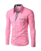 Camisa Aletilla Rosada para Hombre