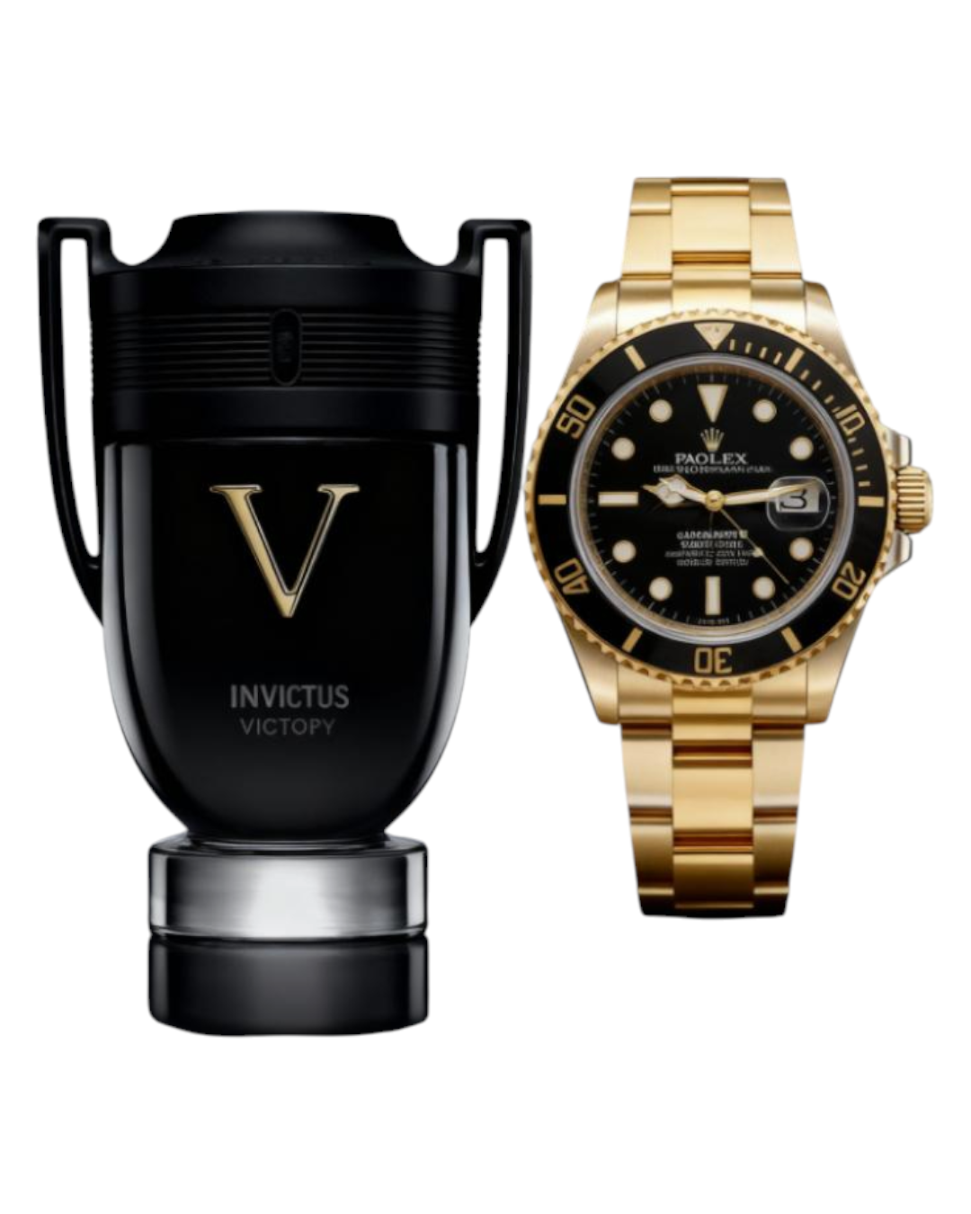 Kit Perfume de Lujo Invictus Victory + Reloj Rolex