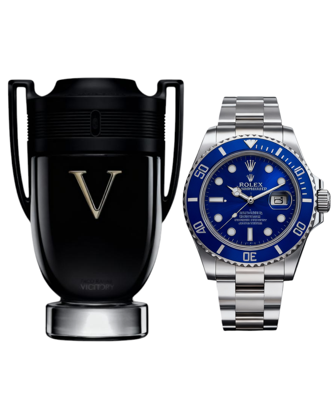 Kit Perfume de Lujo Invictus Victory + Reloj Rolex