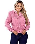 Chaqueta Casual Rosada para Mujer