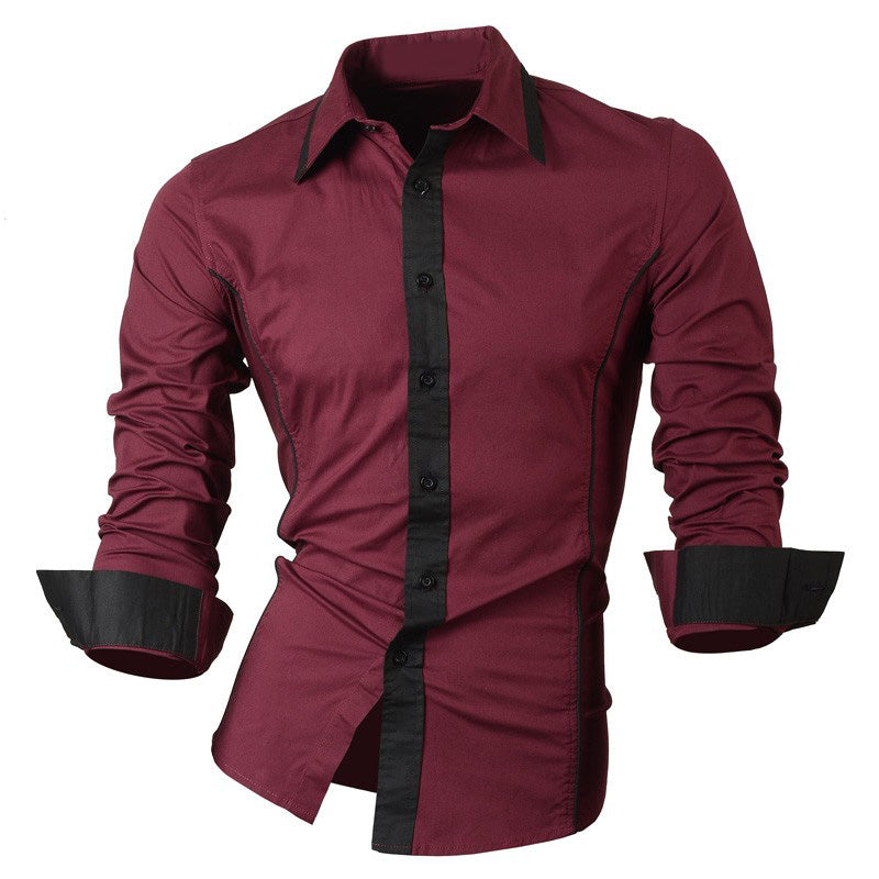 Camisa Manga Larga Hombre Ray Vinotinto