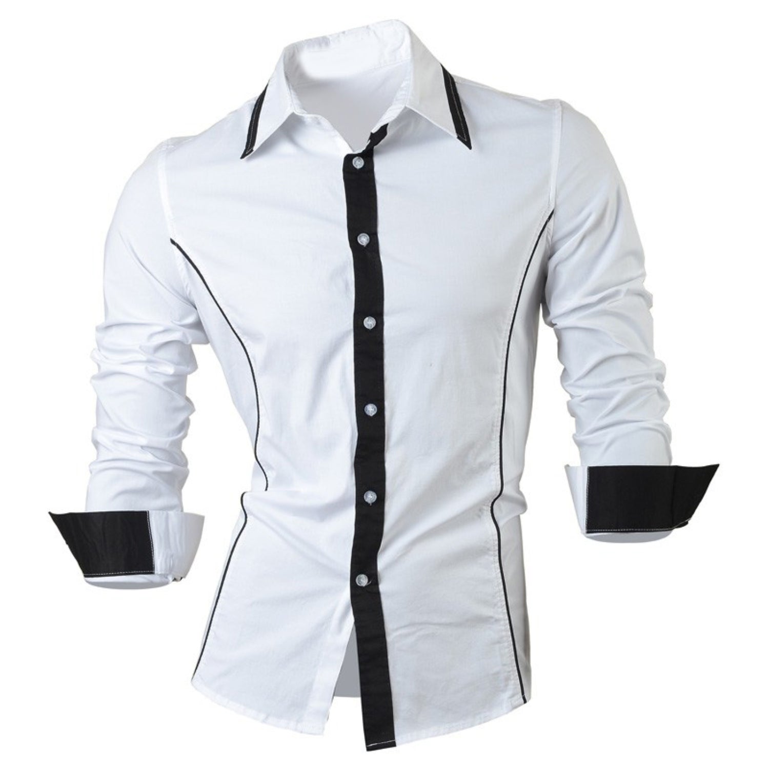 Camisa Manga Larga Hombre Ray Blanco