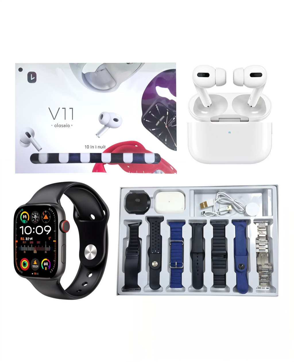 Combo Reloj Smart V11 más audífonos