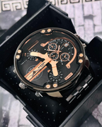 Reloj Diesel Time Negro-Cobre